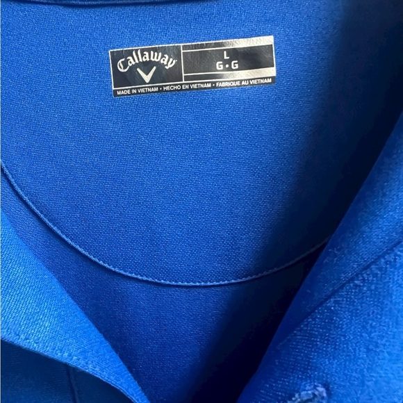 Callaway Vibrant Blue Polo Shirt - Picture 2 of 4